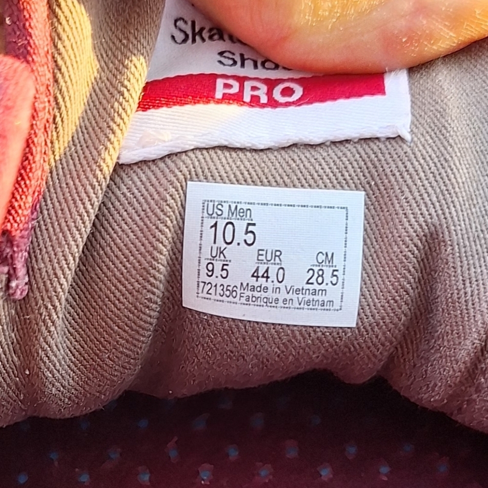 Vans Chima Ferguson Pro Port Royale burgundy suede 10.5 - Picture 10 of 10